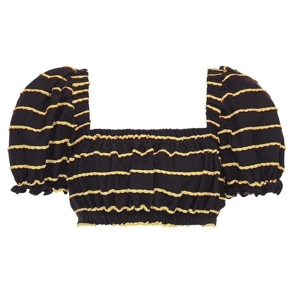 Montce Swim Rasta Scallop Marcela Bikini Top *NWT* - Picture 1 of 8